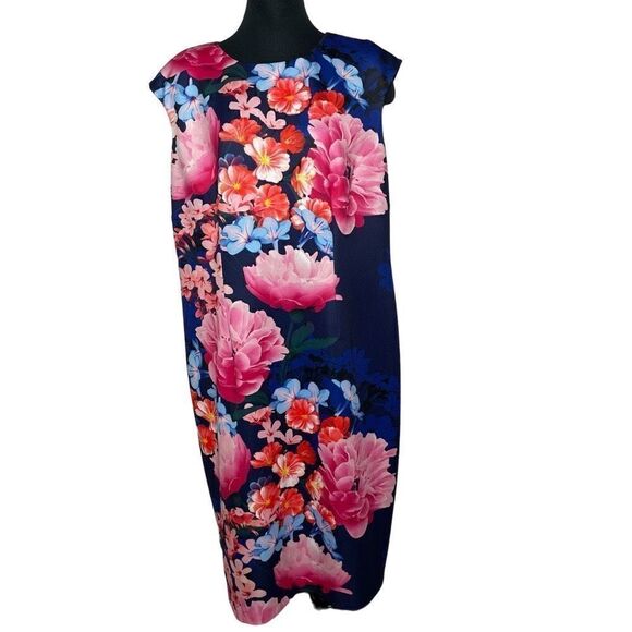 Vince Camuto Floral Pencil Dress - Women’s 14W - Picture 3 of 11